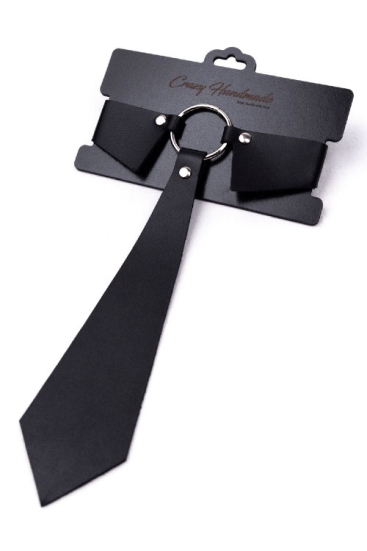 Чокер &quot;Галстук&quot; натуральной из кожи