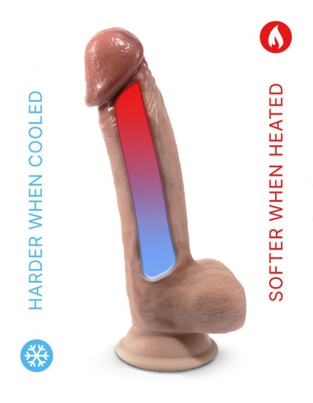 Фаллос Silexd Premium 8" Real Skin