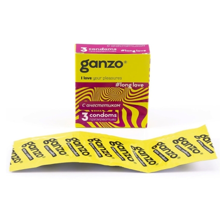 Презервативы Ganzo Long Love - пролонгирующие
