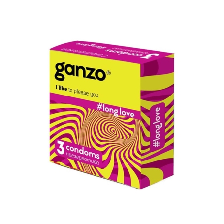 Презервативы Ganzo Long Love - пролонгирующие