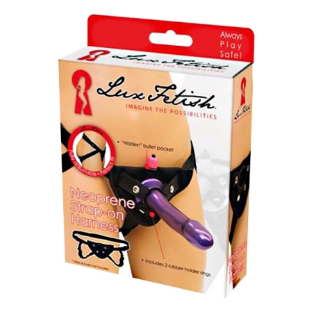 Трусики Neoprene Strap-on Harness, Lux Fetish