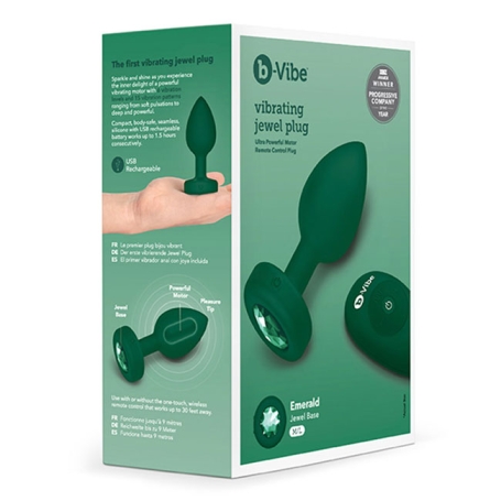 Вибро-пробка Vibrating Jewel Plug M/L