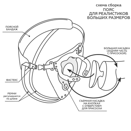 Трусики Hard Brutal для больших насадок