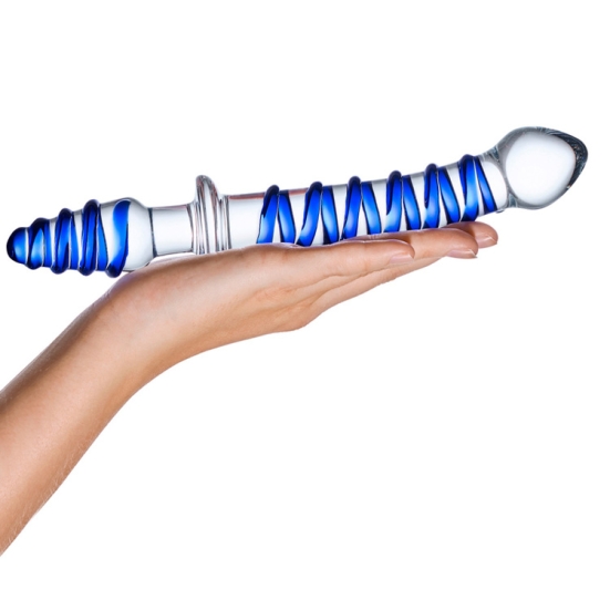 Фаллос из стекла Glas 10&quot; Mr. Swirly Double